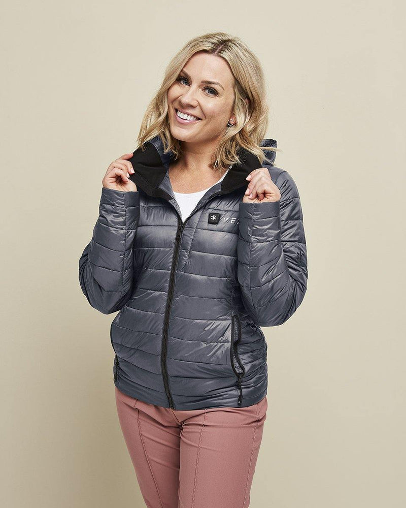 Women's Heated Jacket - Aura Grey 2