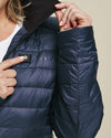 Aura Women’s Heated Jacket | Blue - Kelvin Coats