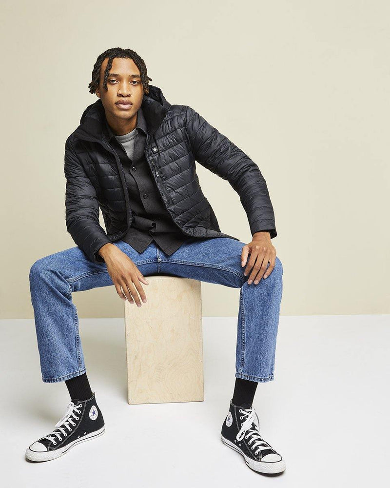 Kelvin Coats Heated Jacket Phantom Men's Heated Jacket | Jet Black