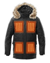 Kelvin Coats Heated Jacket Howard Men's Heated Jacket | Black