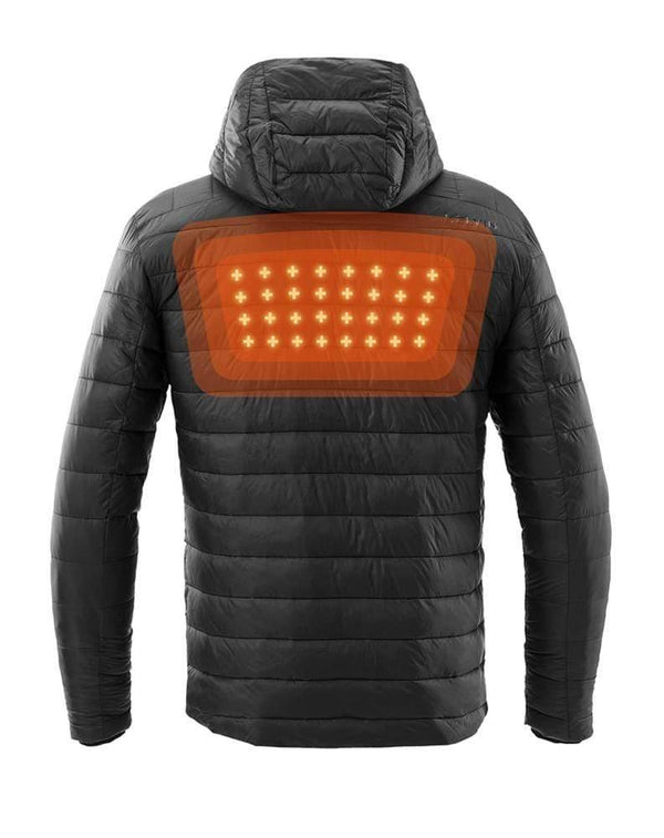 Mobile Warming Men's Black Heated Jacket, LG, 7.4V MWMJ04010420 | Zoro
